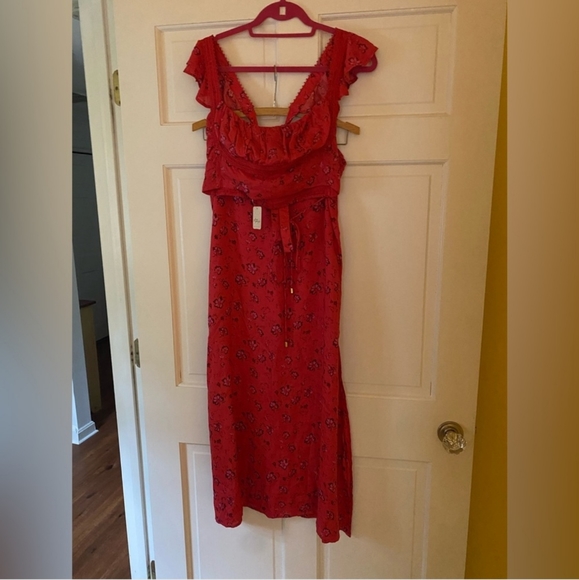 Free People Bijou Skirt Set - Cherry Combo - Picture 9 of 16
